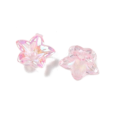 Transparent Acrylic Bead Caps AC-CBA1E6C-06D-1