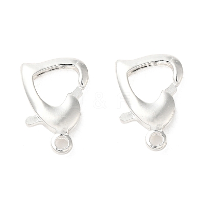 Brass Lobster Claw Clasps KK-P249-07A-S-1