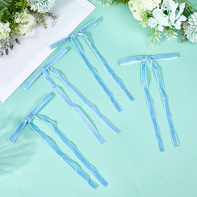 30Pcs Velvet Bowknot AJEW-CN0003-71A-1