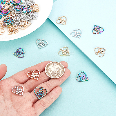 30Pcs 3 Colors Alloy Pendants FIND-GA0005-50-1