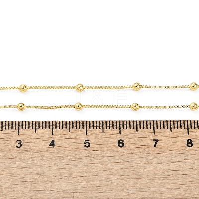 Brass Satellite Chains Necklace for Women LS-NJEW-P265-05G-1