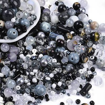 DIY Lampwork Beads & Glass Seed Beds Jewelry Making Findings Kits SEED-K010-01H-1