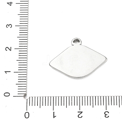 304 Stainless Steel Enamel Pendants SA-CBA8A4A-07P-1