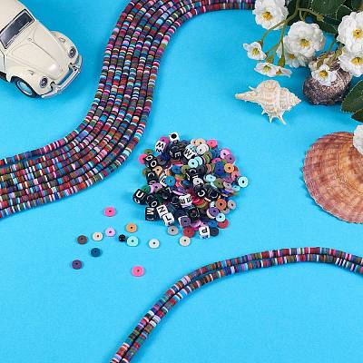 10 Strands Handmade Polymer Clay Beads Strands CLAY-SZ0001-62A-1