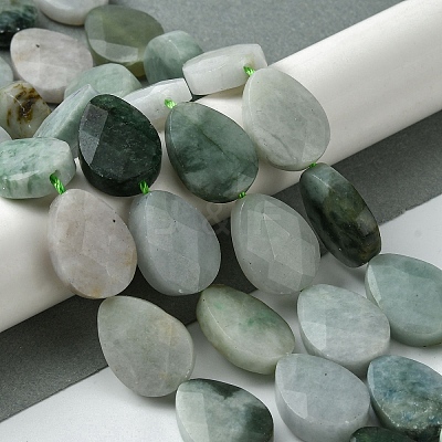 Natural Myanmar Jadeite Beads Strands G-A092-B01-03-1