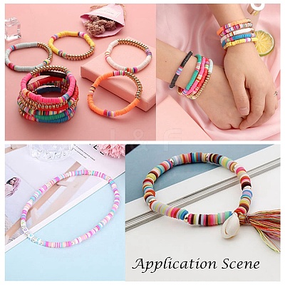 Handmade Polymer Clay Beads CLAY-XCP0001-07B-1