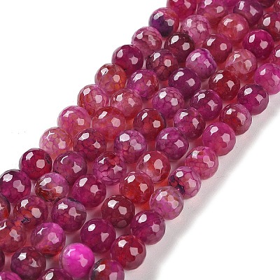 Natural Agate Beads Strands G-M437-C01-01H-1