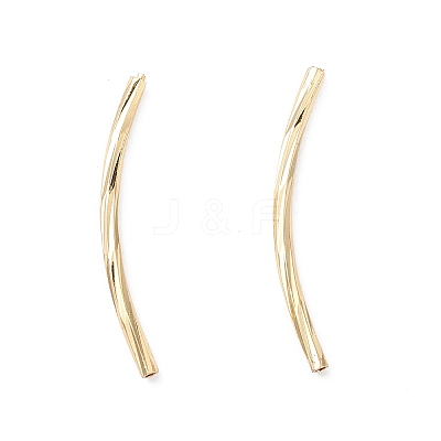 Rack Plating Brass Tube Beads LS-KK-L155-42G-1
