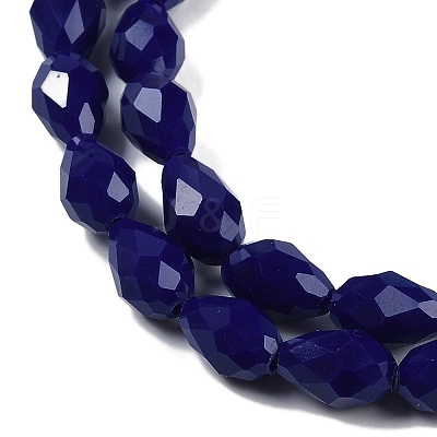 Opaque Solid Color Beads Strands EGLA-N013-P6mm-D03-1