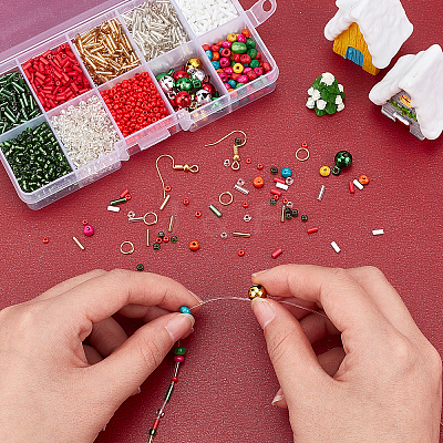 Christmas Theme DIY Jewelry Kits DIY-WH0223-92-1