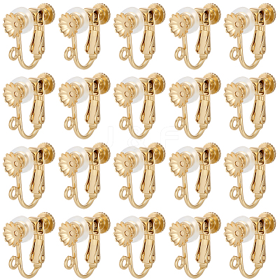 40Pcs 316 Surgical Stainless Steel Clip-on Earring Findings STAS-BBC0008-58B-1