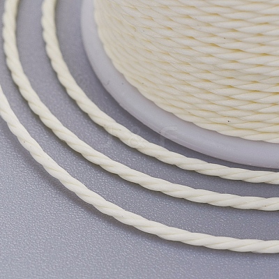 Round Waxed Polyester Cord YC-G006-01-1.0mm-16-1
