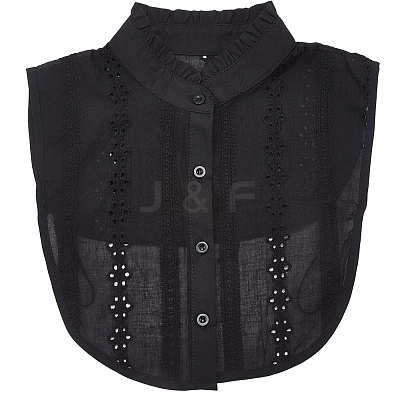 Detachable Cotton Shirt Collars AJEW-WH20816-029-1