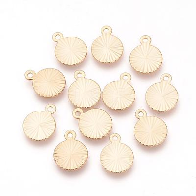 Brass Charms KK-R037-223G-1
