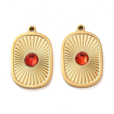 High Polished 304 Stainless Steel Pendants STAS-L022-090G-1