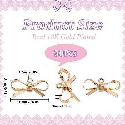 30Pcs Brass Pendants KK-SC0005-48-1