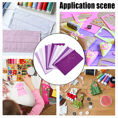7Pcs Cotton Pure Color Fabric AJEW-WH0481-631C-1