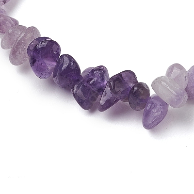 Gemstone Stretch Bracelet BJEW-JB11012-02-1