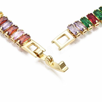 Cubic Zirconia Classic Tennis Bracelet ZIRC-S067-073I-NF-1
