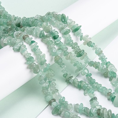 Natural Green Aventurine Beads Strands G-G011-06-1