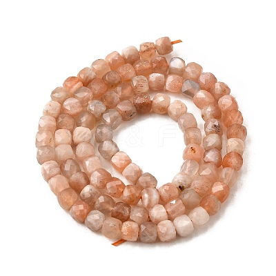 Natural Sunstone Beads Strands G-RM2025-C30-C-1