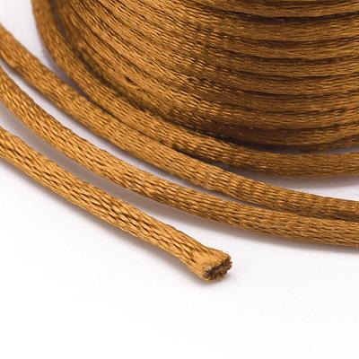 Nylon Satin Rattail Cords NWIR-L006-1mm-30-1