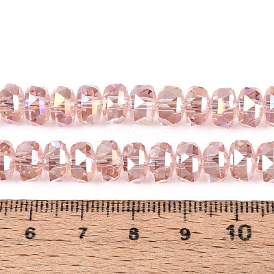 Electroplate Glass Beads Strands EGLA-T021-20J-1