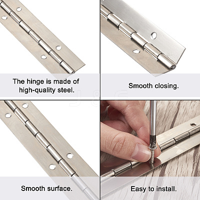 54Pcs 2 Styles Stainless Steel Hinges TOOL-SW0001-01B-1