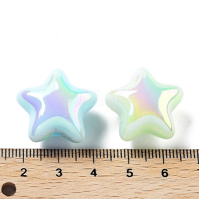 UV Plating Acrylic Beads MACR-K357-10J-1