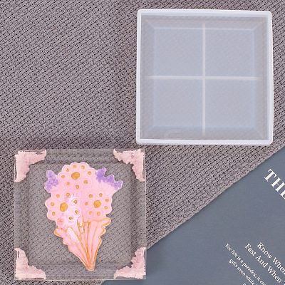 Silicone Cup Mats Molds DIY-G009-21-1