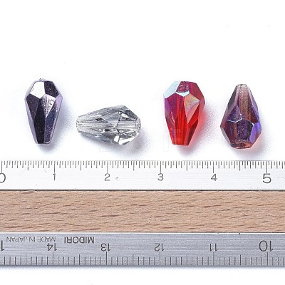 Electroplate Czech Glass Beads GLAA-O018-15-1