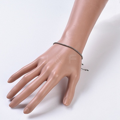 Nylon Thread Braided Beads Bracelets BJEW-JB04348-1