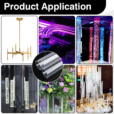 Acrylic Round Tube DIY-WH0899-672D-1