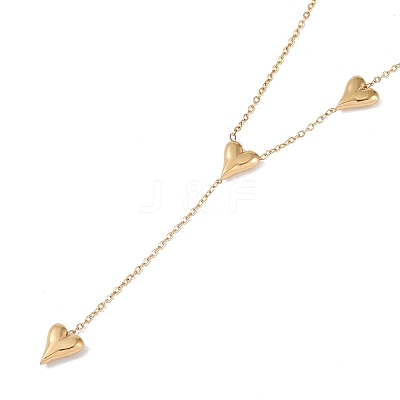 304 Stainless Steel Pendant Necklaces NJEW-P302-02G-1
