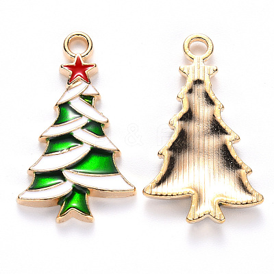 Alloy Enamel Pendants X-ENAM-S121-100-1