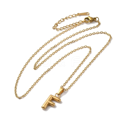 PVD Vacuum Plating 201 Stainless Steel Necklaces NJEW-H033-01G-F-1