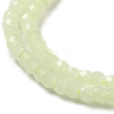 Synthetic Luminous Stone Beads Strands G-C086-01A-06-1