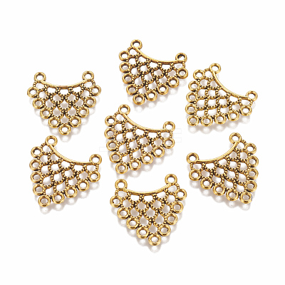 Tibetan Style Links TIBEP-EA207YKG-AG-LF-1