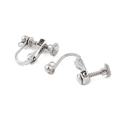 Non-Tarnish 316 Stainless Steel Clip-on Earring Findings LS-X-STAS-K274-09P-1