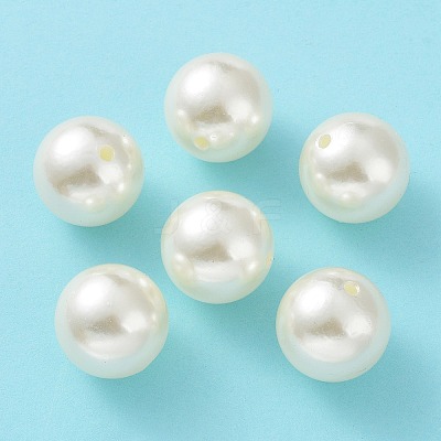 Imitated Pearl Acrylic Beads PACR-24D-12-1