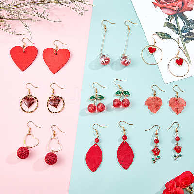 DIY Dangle Earring Making Kits DIY-SC0012-33-1