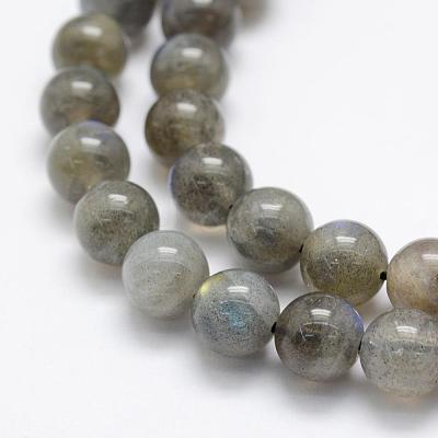 Natural Labradorite Beads Strands G-P322-31-8mm-1