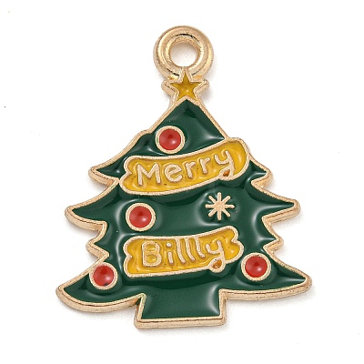 Christmas Theme Alloy Enamel Pendants ENAM-Z019-01H-1