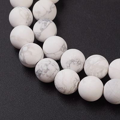 Natural Howlite Beads Strands G-G770-06-1