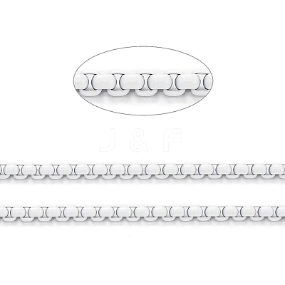 Spray Painted Stainless Steel Box Chains CHS-L027-13-1