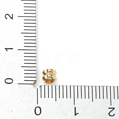 Rack Plating Brass Beads KK-A196-03KCG-1