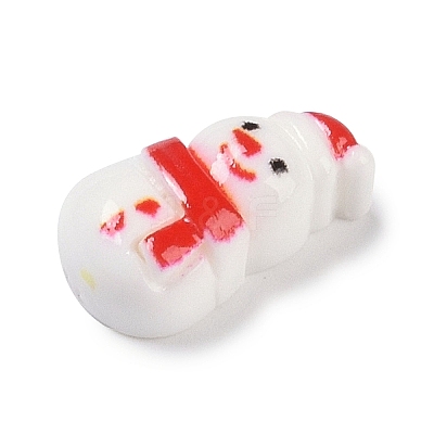 Opaque Christmas Theme Resin Cabochons RESI-H162-06K-1