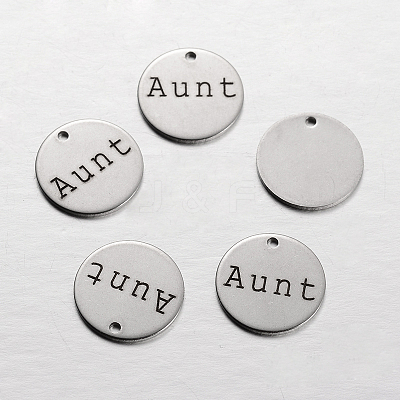 Non-Tarnish Spray Painted 201 Stainless Steel Charms STAS-I051-B04-1