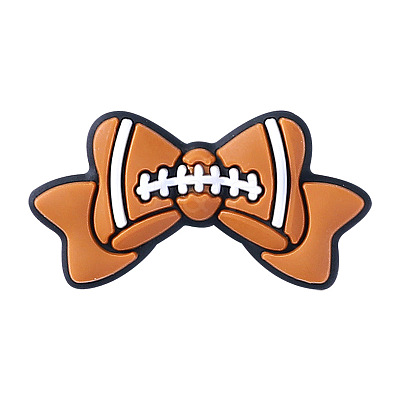 Bowknot Silicone Beads PW-WGAABD0-02-1