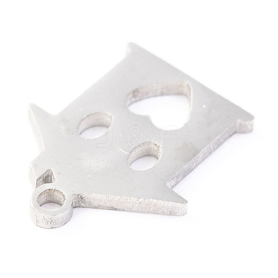 Non-Tarnish 304 Stainless Steel Charms STAS-O142-29P-1